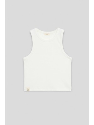 Tyess BSC Bg Store Kız Çocuk Beyaz Atlet