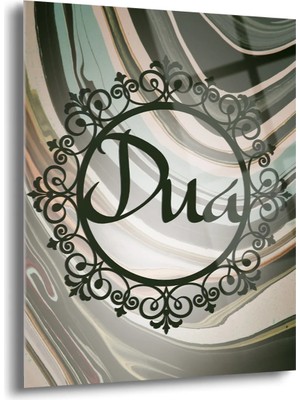 Shiny Art Dua Yazılı Islami Cam Tablo - ISL053