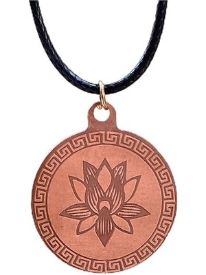 Güney Takı Store Lotus Çiçekli Saf Bakır Kolye