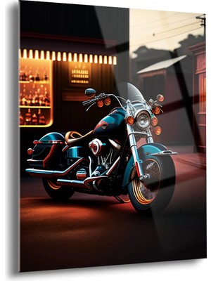 Shiny Art Harley Davidson Cam Tablo - MOD020