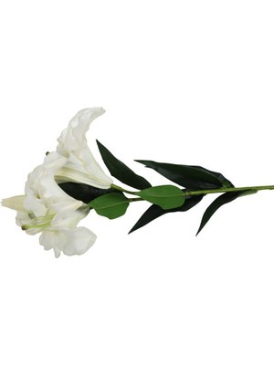 Vitale Beyaz Yapay Lıly Dalı 86CM