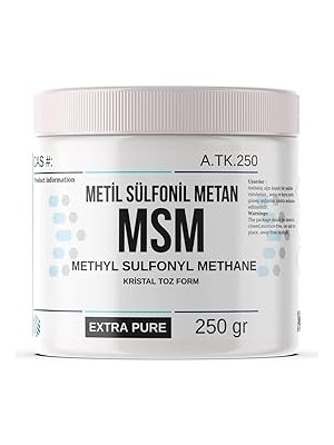 Indispensablely Aromel Msm Metil Sülfonil Metan 250 gr Methyl Sulfonyl Methane