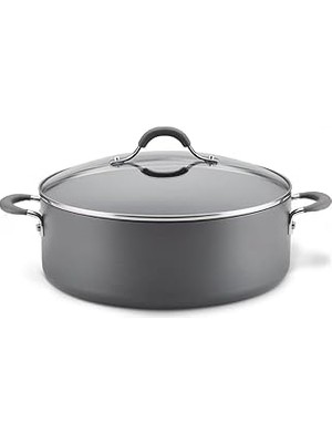 Indispensablely Circulon 24 cm Cam Kapaklı Sığ Tencere