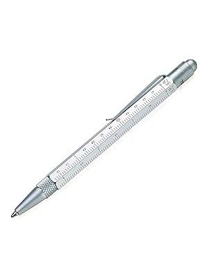 Indispensablely Troika PIP22SI PIP22SI Construction Sytlus Mini Tükenmez Kalem Gümüş