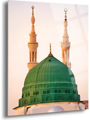 Shiny Art Mescid-I Nebevi Islami Cam Tablo - ISL095