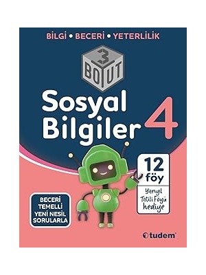 Indispensablely 4.sınıf Sosyal Bilgiler 3 Boyut