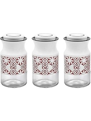 Indispensablely Vera 3 Prç Baharatlik Küçük Beyaz/kirmizi