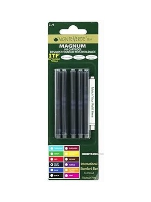 Indispensablely Monteverde Kartuş Serisi Magnum Mavi/siyah 5 Li