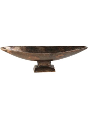 Vitale Sahra Bakır Eskitme Ayaklı Kase 11X37X10CM