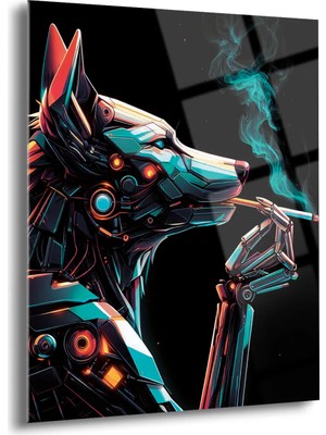 Shiny Art Sibernetik Kurt Cam Tablo - MOD093