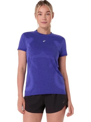 Asics Road Seamless Kadın Mavi Koşu T-Shirt 2012D292-401
