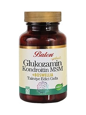 Indispensablely Balen Glukozamin &amp; Kondroitin &amp; Msm &amp; Boswellia 60 Tablet