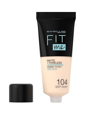 Indispensablely New York Me Matte+Poreless Fondöten - 104 Ivory (30 Ml)