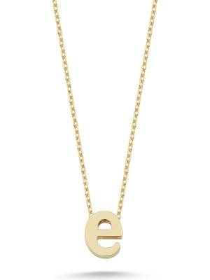 Zümrüt Sarraf 14 Ayar Altın Harf Kolye