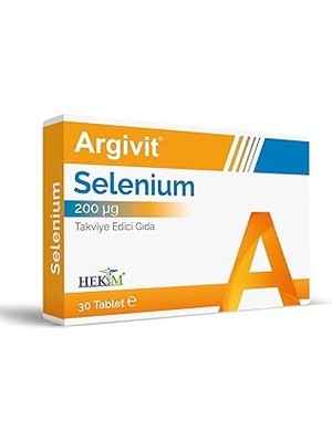 Indispensablely Argivit Selenium, Selenyum Içeren Edici Gıda 30 Tablet