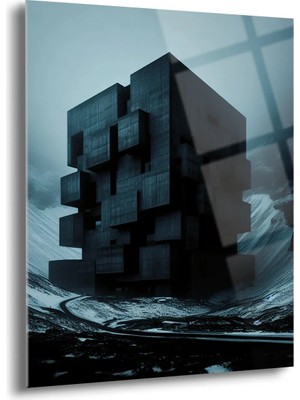 Shiny Art Blok Ev Cam Tablo - MOD055