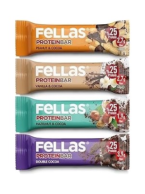Indispensablely Fellas Bar, Karma Kutu (4 Çeşit), 32GR x 12 Adet