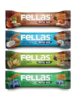 Indispensablely Fellas Meyve Bar, Karma Kutu (4 Çeşit), 12 Adet