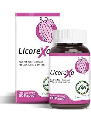 Indispensablely Anti Licorexa Kapsül Gıda Takviyesi