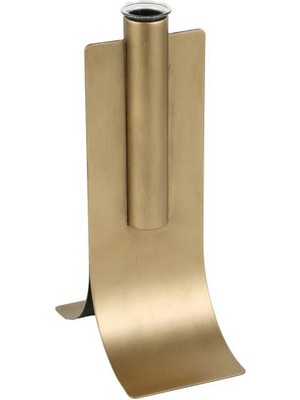 Vitale Lyon Eskitme Metal Vazo 15X9X25 cm