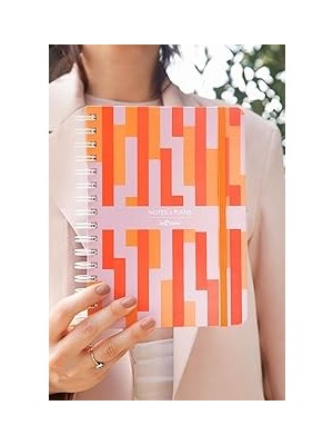 Indispensablely Le Color Tarihsiz Çizgili Defter Tetris A5