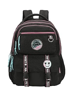Indispensablely Marshmallow Backpack Stellar Black Sirt Çantasi