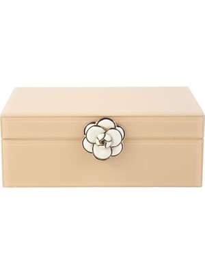 Vitale Kapiçino Ahşap Dekoratif Kutu 22X15X8CM