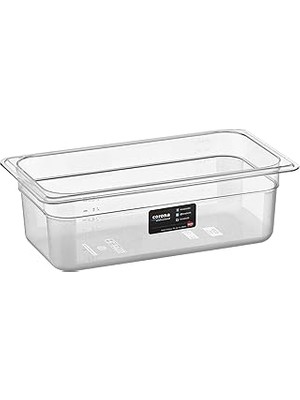 Indispensablely 1/3 Dikdörtgen Pc Gastronom Küvet Gövde 325X176X100