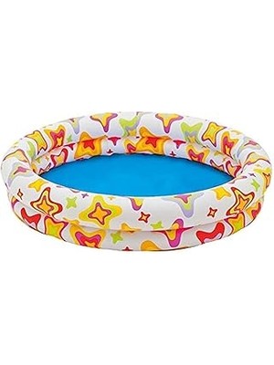 Indispensablely Intex 59421 Şeffaf Meyve Desenli Havuz 2 Bölme 122 Cm, Su Sporları, Plaj Malzemesi, Şişme Ürün, Yüz