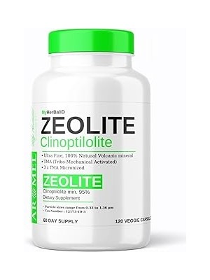 Indispensablely Aromel Zeolit Tozu Kapsül 120 Adet 1 Mikron Fine Mha Zeolit, Tma Zeolit Tribo-Mechanical Acti