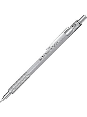 Indispensablely Scrikss Office Graphx Mekanik Kurşun Kalem Saten Gri 0.7 mm