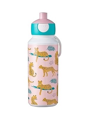 Indispensablely Mepal Su Şişesi 400 Ml, Leopar Desenli