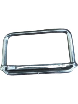 Popüler Sepet Çanta Tokası Sürgülü 5 cm Gümüş 5 Adet