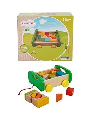 Indispensablely Tahta Oyuncak Çekme Araba