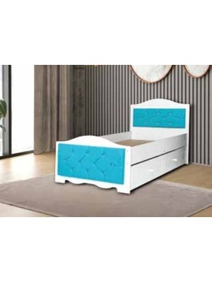 Yuvaset Home Efsun Yavrulu Karyola Mdf Mavi