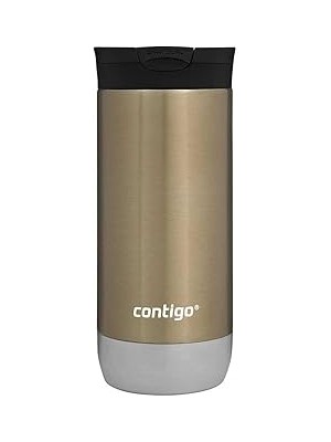 Indispensablely Contigo Huron Snapseal Termos Bardak 470 ml Kahverengi