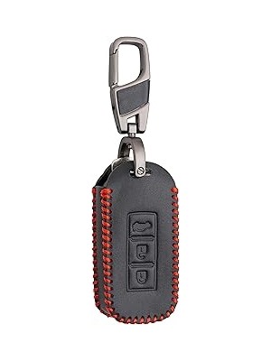 Indispensablely Alisveristime (Mitsubishi Outlander, Asx, Pajero, Eclipse, Lancer, L200 Uyumlu) Deri Anahtar Kılıfı