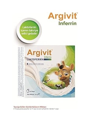 Indispensablely Argivit Inferrin Laktoferrin Içeren Edici Gıda 10 Saşe