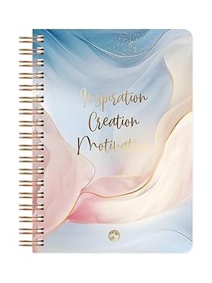 Indispensablely Le Color Marble Spiralli Defter Kareli Inspiration 17X24 cm