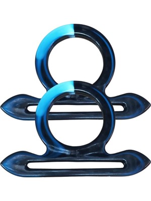 Popüler Sepet Çanta Sapı Çapa Model Lacivert 18 cm