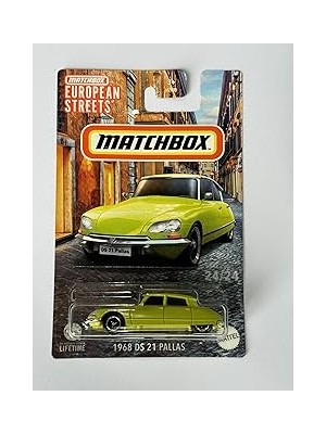 Indispensablely 2024 Kibrit Kutusu Avrupa Sokakları 1968 Ds 21 Pallas Kireç Yeşili 24/24 (Uzun Kart) HVV41