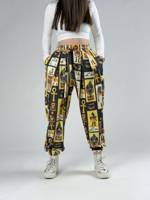 Cocopelli Etnik Mısır Kadın Jogger Pantolon COC2941