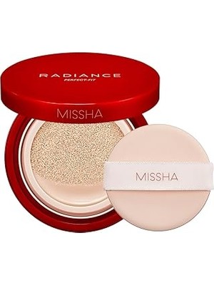 Indispensablely Missha 48 Saat Kalıcı Saten Fondöten 15ML SPF50+ Radiance Perfect Cushion Foundation No.21