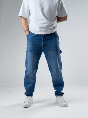 Cocopelli Premium Kalite Mavi Boyfriend Erkek Pantolon COC2954