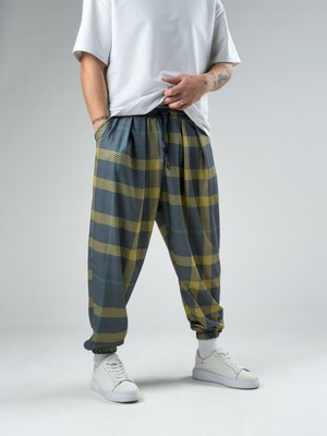 Cocopelli Yeşil Çizgili Erkek Şalvar Pantolon COC2958