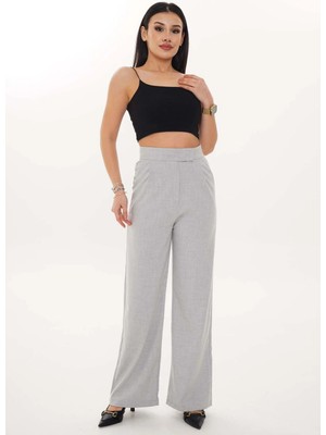 Nuvin Cırt Kapama Straight Fıt Kumaş Pantolon %100 Pamuk