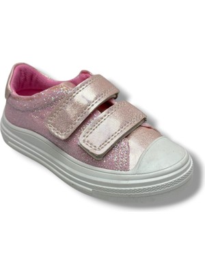 Arzen 160-26 Simli Hologramlı Çift Cırtlı Anatomik Kız Çocuk Ayakkabı 26-30
