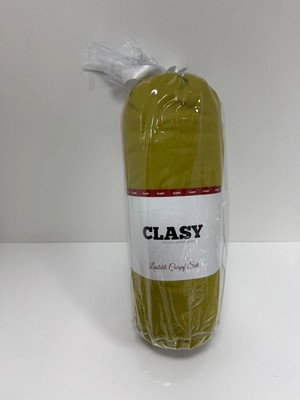 Clasy Ranforce Lastikli Çarşaf Seti Çift Kişilik Yağ Sarısı ÇKLÇ-266 %100 Pamuk