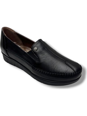 Cakgo Malawi 3601-26 Hakiki Deri Ultra Soft Lastikli Kadın Ayakkabı