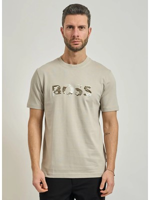 Boss Bisiklet Yaka Taş Erkek T-Shirt TE_INSIGNIA_50556009